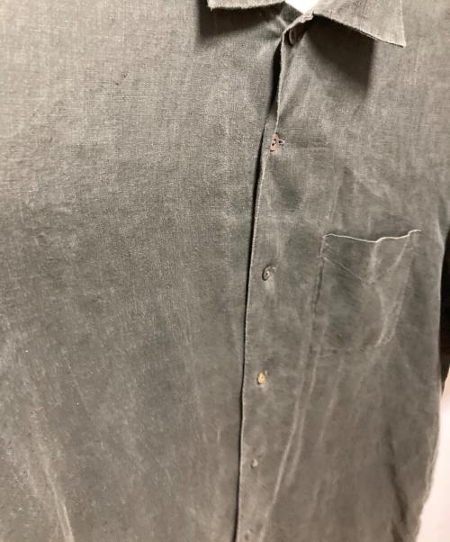 MARKAWARE（マーカウェア）MARKAWARE (マーカウェア) OPEN COLLAR SHIRT HEMP ブラック サイズ:1の古着・服飾アイテム