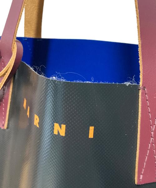 MARNI（マルニ）MARNI (マルニ) バイカラーロゴトートバッグ ブラックの古着・服飾アイテム