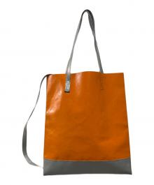 FREITAG（フライターグ）の古着「JULIEN 2WAYトートバッグ」｜オレンジ×シルバー