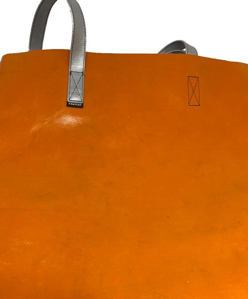 FREITAG（フライターグ）FREITAG (フライターグ) JULIEN 2WAYトートバッグ オレンジ×シルバーの古着・服飾アイテム
