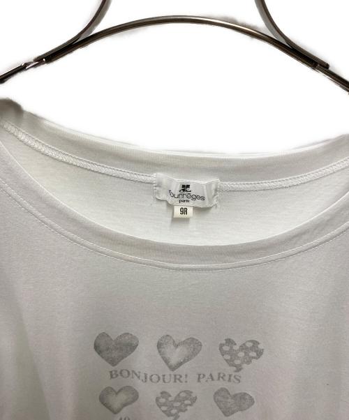 courreges（クレージュ）courreges (クレージュ) Tシャツ ホワイト サイズ:9の古着・服飾アイテム