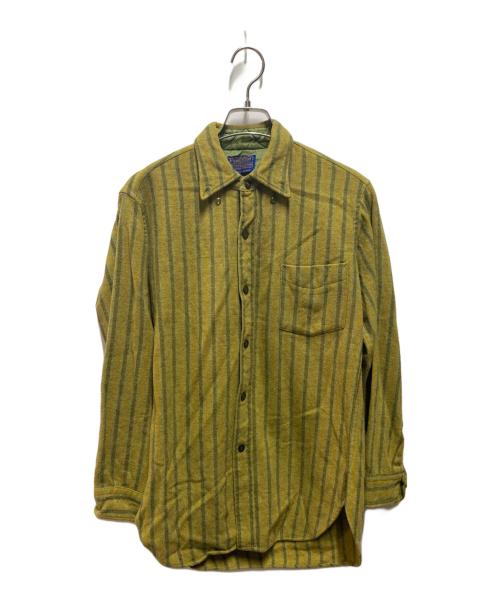 PENDLETON（ペンドルトン）PENDLETON (ペンドルトン) 60s~70sウールシャツ グリーン サイズ:Ｍの古着・服飾アイテム
