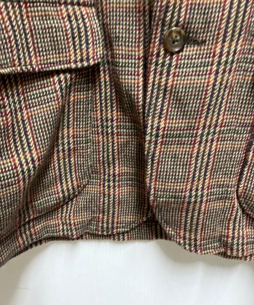 Engineered Garments（エンジニアド ガーメンツ）Engineered Garments (エンジニアド ガーメンツ) ロイターチェックジャケット ブラウン サイズ:Sの古着・服飾アイテム