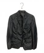 ISSEY MIYAKEイッセイミヤケ）の古着「パッカリングジャケット」｜ブラック