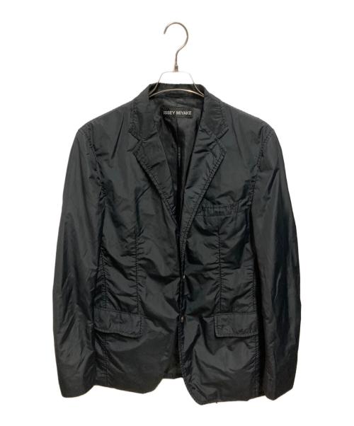 ISSEY MIYAKE（イッセイミヤケ）ISSEY MIYAKE (イッセイミヤケ) パッカリングジャケット ブラック サイズ:4の古着・服飾アイテム