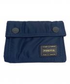 PORTERポーター）の古着「TANKER  POCKET WALLET(M)」｜ネイビー