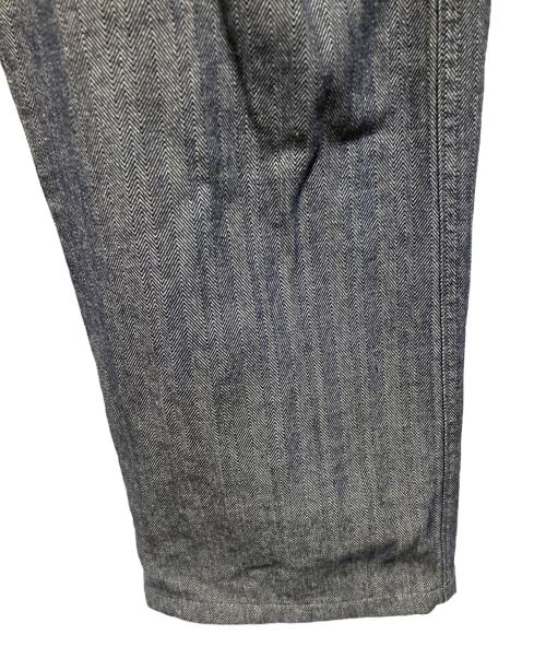 JIL SANDER（ジルサンダー）JIL SANDER (ジルサンダー) ヘリンボーンツイルパンツ グレー サイズ:33の古着・服飾アイテム