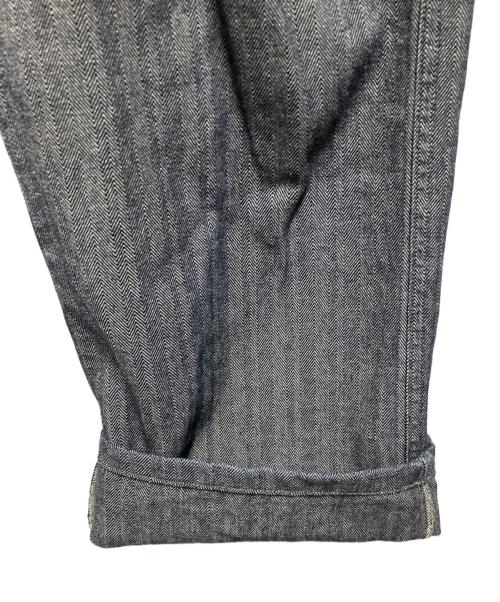 JIL SANDER（ジルサンダー）JIL SANDER (ジルサンダー) ヘリンボーンツイルパンツ グレー サイズ:33の古着・服飾アイテム