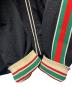中古・古着 GUCCI (グッチ) GGジャージー ジャカード ジップジャケット ブラック サイズ:Ｍ：50000円