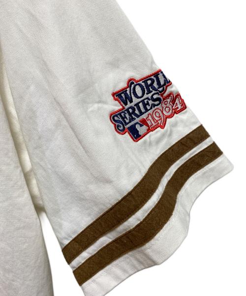 Fanatics（ファナティクス）Fanatics (ファナティクス) San Diego Padres COOPERSTOWN BASEBALL SHIRT NATURAL ホワイト サイズ:ＸＬの古着・服飾アイテム