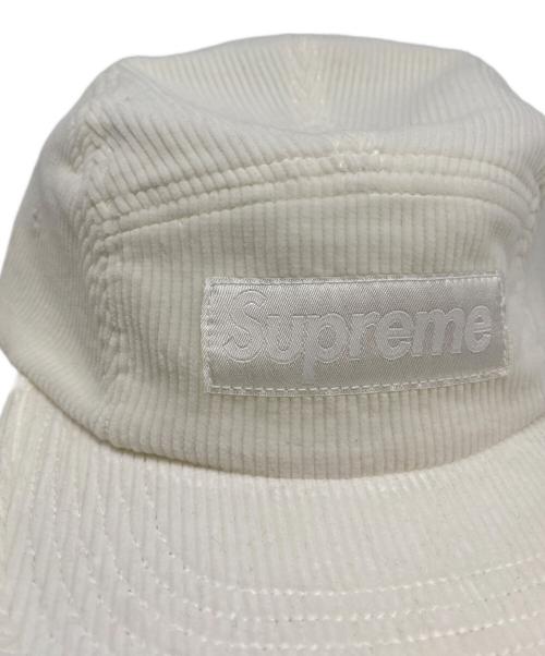 SUPREME（シュプリーム）SUPREME (シュプリーム) 25SS Corduroy Camp Cap ホワイトの古着・服飾アイテム