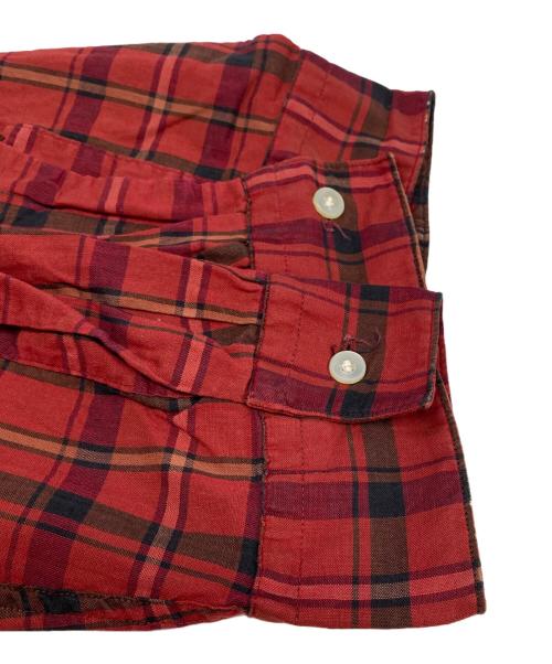 ARROW（アロー）ARROW (アロー) 60's オープンカラーシャツ レッド サイズ:Lの古着・服飾アイテム