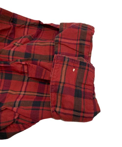 ARROW（アロー）ARROW (アロー) 60's オープンカラーシャツ レッド サイズ:Lの古着・服飾アイテム