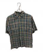 SIR WILLIAMSIR WILLIAM）の古着「オープンカラーシャツ」｜グリーン