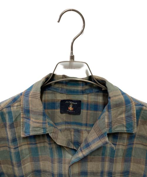 SIR WILLIAM（SIR WILLIAM）SIR WILLIAM (SIR WILLIAM) オープンカラーシャツ グリーン サイズ:Mの古着・服飾アイテム