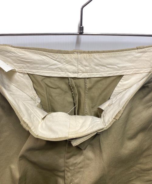 US ARMY（ユーエスアーミー）US ARMY (ユーエスアーミー) 70's Chino Trousers ベージュ サイズ:33の古着・服飾アイテム