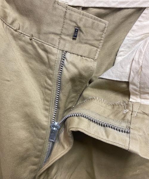 US ARMY（ユーエスアーミー）US ARMY (ユーエスアーミー) 70's Chino Trousers ベージュ サイズ:33の古着・服飾アイテム