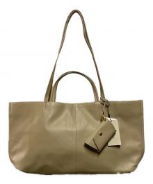 GALENA（ガレナ）の古着「ワイドトートBag」｜ベージュ