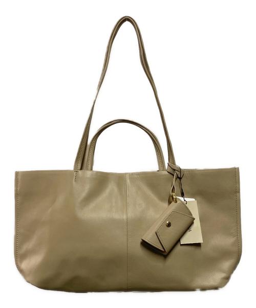 GALENA（ガレナ）GALENA (ガレナ) ワイドトートBag ベージュ 未使用品の古着・服飾アイテム