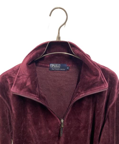 POLO RALPH LAUREN（ポロ・ラルフローレン）POLO RALPH LAUREN (ポロ・ラルフローレン) ベロアセットアップ ボルドー サイズ:Ｍの古着・服飾アイテム
