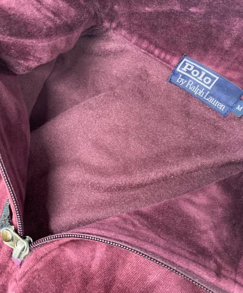 POLO RALPH LAUREN（ポロ・ラルフローレン）POLO RALPH LAUREN (ポロ・ラルフローレン) ベロアセットアップ ボルドー サイズ:Ｍの古着・服飾アイテム