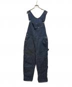 MOMOTARO JEANS桃太郎ジーンズ）の古着「ストライプオーバーオール」｜インディゴ