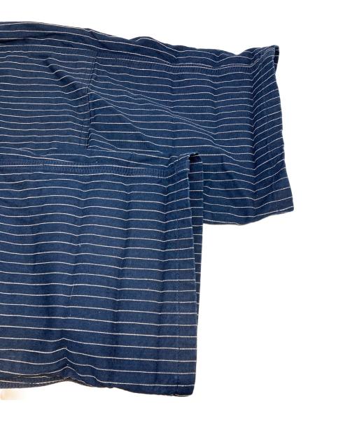 MOMOTARO JEANS（桃太郎ジーンズ）MOMOTARO JEANS (桃太郎ジーンズ) ストライプオーバーオール インディゴ サイズ:Ｍの古着・服飾アイテム