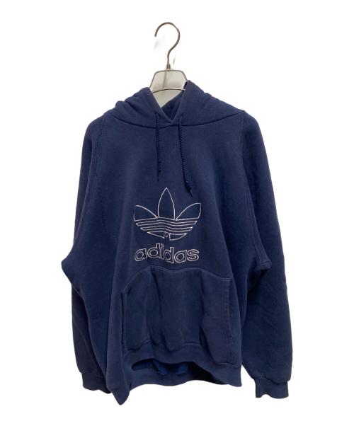 adidas（アディダス）adidas (アディダス) 80’s ロゴパーカー ネイビー サイズ:Ｍの古着・服飾アイテム