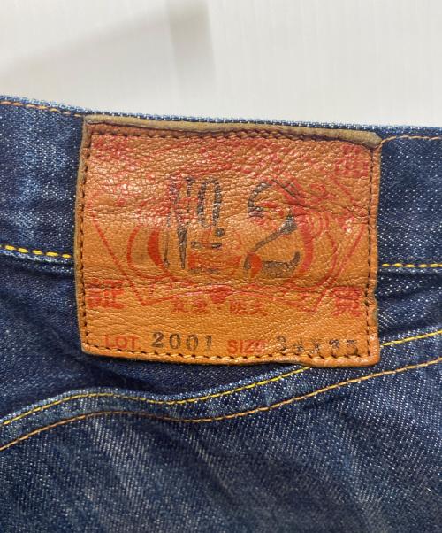 EVISU（エヴィス）EVISU (エヴィス) 2000 №2 白カモメデニムパンツ インディゴ サイズ:34の古着・服飾アイテム