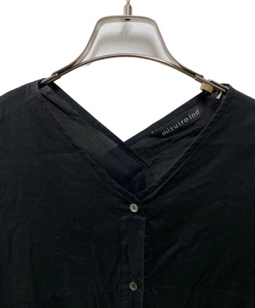 mizuiro-ind（ミズイロインド）mizuiro-ind (ミズイロインド) バスケット編みマキシワンピース ブラック サイズ:FREEの古着・服飾アイテム