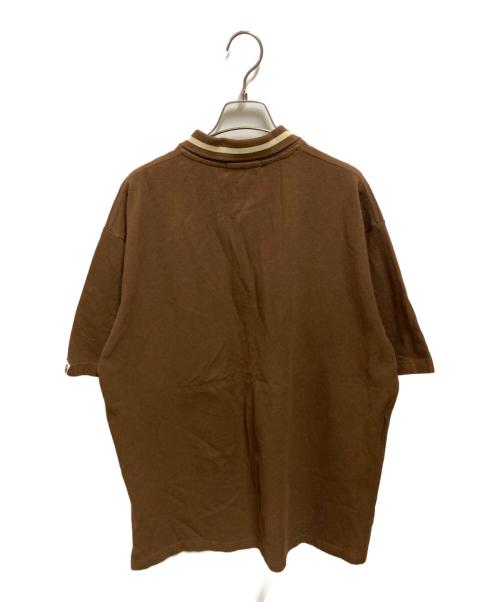 A BATHING APE（アベイシングエイプ）A BATHING APE (アベイシングエイプ) BAPE RELAXED FIT POLO ブラウン サイズ:Ｌの古着・服飾アイテム