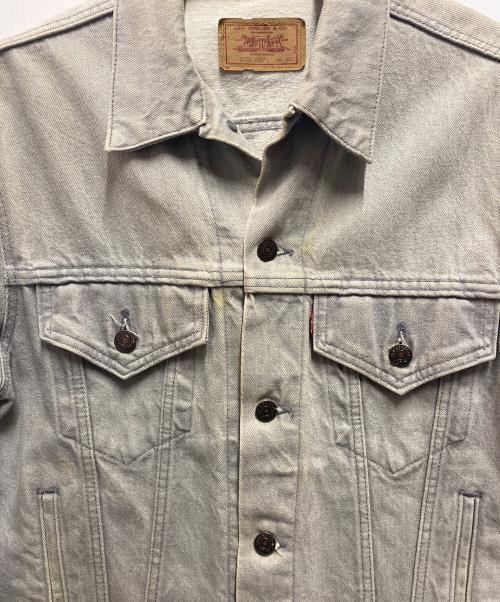 LEVI'S（リーバイス）LEVI'S (リーバイス) 80’S先染めデニムジャケット グレー サイズ:40の古着・服飾アイテム