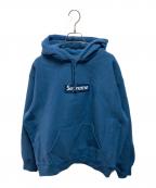 SUPREMEシュプリーム）の古着「Box Logo Hooded Sweatshirt」｜ブルー