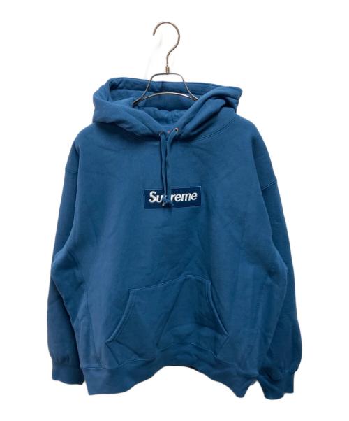 SUPREME（シュプリーム）SUPREME (シュプリーム) Box Logo Hooded Sweatshirt ブルー サイズ:Mの古着・服飾アイテム