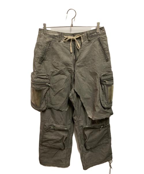 FR(13)NDS（フレンズ）FR(13)NDS (フレンズ) Fake Layered Cargo Pants グレー サイズ:Ｍの古着・服飾アイテム