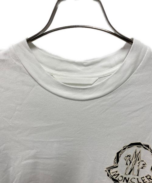 MONCLER（モンクレール）MONCLER (モンクレール) 25SS ロゴプリント Tシャツ K10918C00052 ホワイト サイズ:Ｌの古着・服飾アイテム