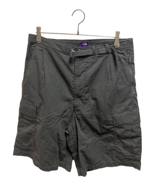 THE NORTHFACE PURPLELABEL（ザ・ノースフェイス パープルレーベル）THE NORTHFACE PURPLELABEL (ザ・ノースフェイス パープルレーベル) Ripstop Field Cargo Shorts グレー サイズ:34 未使用品の古着・服飾アイテム