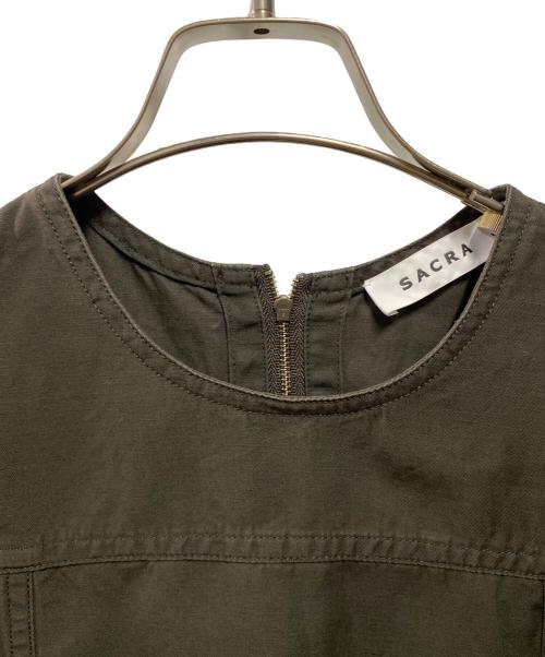 SACRA（サクラ）SACRA (サクラ) ワンピース ブラウン サイズ:Ｍ 未使用品の古着・服飾アイテム