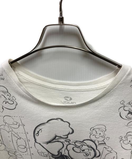 LIQUID BLUE（リキッドブルー）LIQUID BLUE (リキッドブルー) Tシャツ ホワイト サイズ:XXLの古着・服飾アイテム