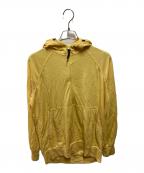 山と道ヤマトミチ）の古着「メリノウールハーフジップパーカー」｜イエロー