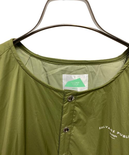 SALVAGE PUBLIC（サルベージパブリック）SALVAGE PUBLIC (サルベージパブリック) ALA WAI SNAP PADDED JACKET カーキ サイズ:Ｌ 未使用品の古着・服飾アイテム