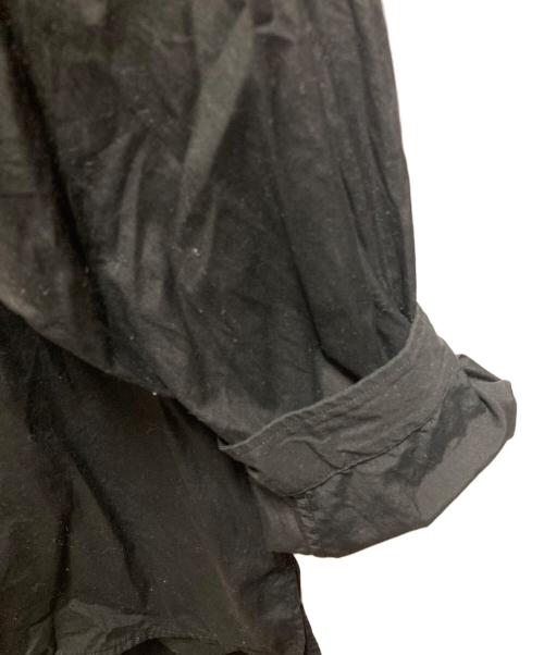 BLACK Scandal Yohji Yamamoto（ブラックスキャンダルヨウジヤマモト）BLACK Scandal Yohji Yamamoto (ブラックスキャンダルヨウジヤマモト) スタッフシャツ 手繋ぎ ブラック サイズ:Lの古着・服飾アイテム