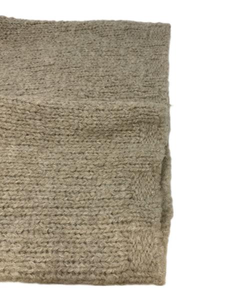 GROUND Y（グラウンドワイ）GROUND Y (グラウンドワイ)  22AW ビッグカラーニット ベージュ サイズ:Lの古着・服飾アイテム