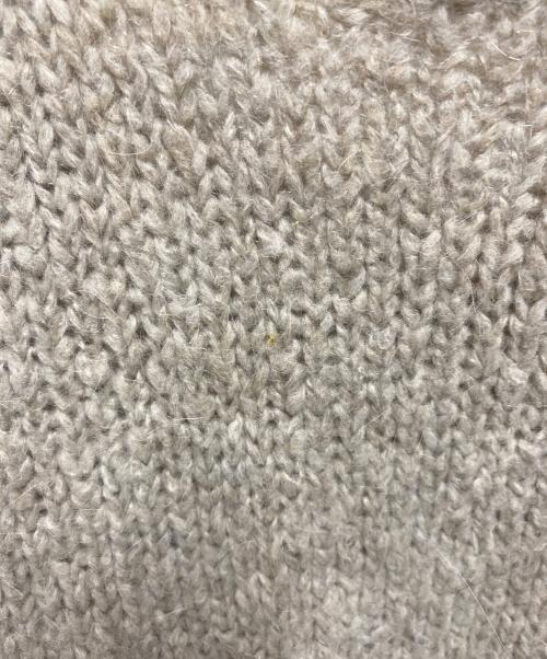 GROUND Y（グラウンドワイ）GROUND Y (グラウンドワイ)  22AW ビッグカラーニット ベージュ サイズ:Lの古着・服飾アイテム