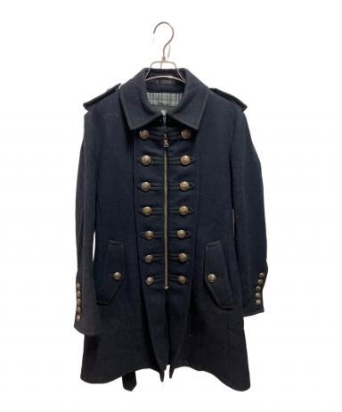 訳あり バーバリーブラックレーベル ナポレオンコート カシミヤ アウター 中古・古着通販】BURBERRY BLACK LABEL (バーバリーブラックレーベル