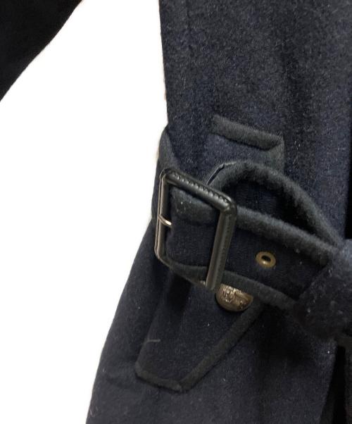 BURBERRY BLACK LABEL（バーバリーブラックレーベル）BURBERRY BLACK LABEL (バーバリーブラックレーベル) ナポレオンコート ブラック サイズ:Mの古着・服飾アイテム