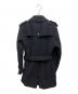 BURBERRY BLACK LABEL (バーバリーブラックレーベル) ナポレオンコート ブラック サイズ:M：25000円