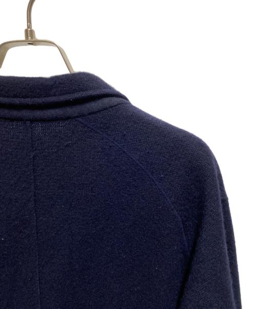Yohji Yamamoto pour homme（ヨウジヤマモト プールオム）Yohji Yamamoto pour homme (ヨウジヤマモト プールオム) ウールロングコート ネイビー サイズ:Ｍの古着・服飾アイテム