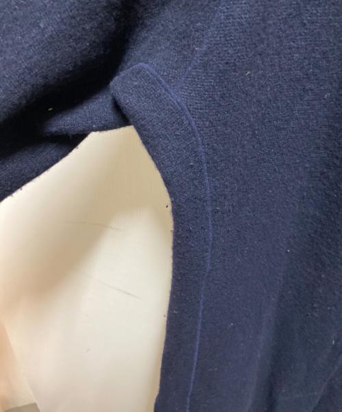 Yohji Yamamoto pour homme（ヨウジヤマモト プールオム）Yohji Yamamoto pour homme (ヨウジヤマモト プールオム) ウールロングコート ネイビー サイズ:Ｍの古着・服飾アイテム