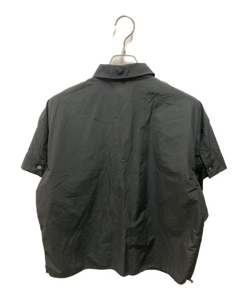 theory（セオリー）theory (セオリー) Soft Lawn Short Sleeve Cuff Shirt ブラック サイズ:Mの古着・服飾アイテム